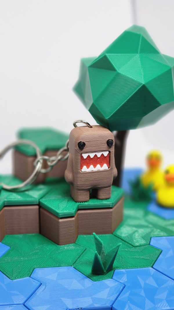 Domokun decorative charm keychain